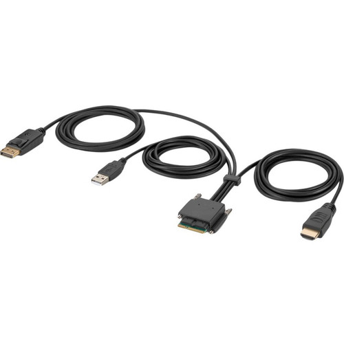 Belkin F1DN2MOD-HC-HP6 Modular HDMI and DP Dual Head Host Cable 6 Feet