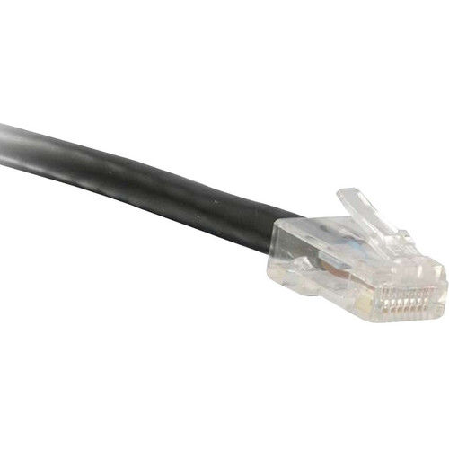 ENET C5E-BK-NB-20-ENC Cat5e Black 20 Foot Non-Booted (No Boot) (UTP) High-Quality Network Patch Cable RJ45 to RJ45 - 20Ft