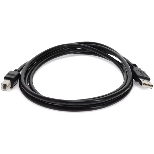 AddOn USBEXTAB9M 30ft (9m) USB-A 2.0 Male to USB-B 2.0 Male Black Printer Extension Cable