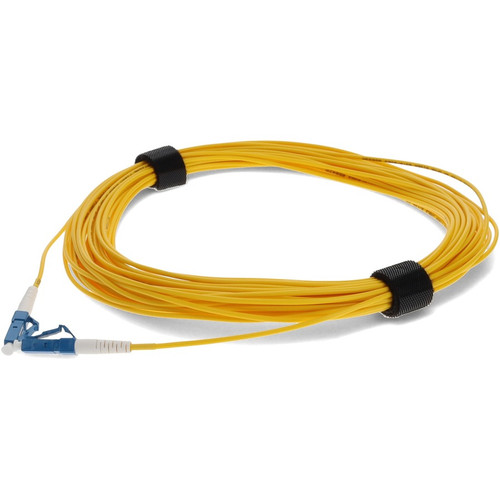 AddOn ADD-LC-LC-20MS9SMF 20m LC (Male) to LC (Male) Yellow OS2 Simplex Fiber OFNR (Riser-Rated) Patch Cable