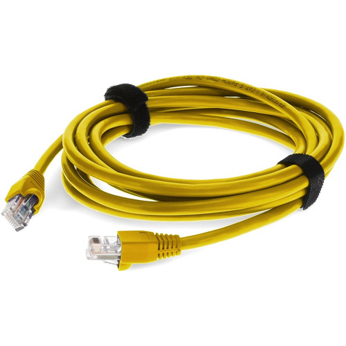 AddOn ADD-5FCAT5E-YW 5ft RJ-45 (Male) to RJ-45 (Male) Straight Yellow Cat5e UTP PVC Copper Patch Cable