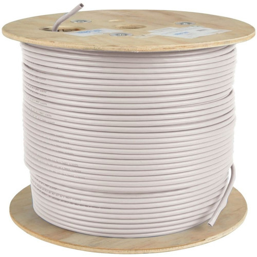 Tripp Lite N024-01K-WH Cat5e 350 MHz Solid Core Plenum-Rated (UTP) PVC Bulk Ethernet Cable White 1000 ft. (304.8 m)