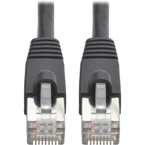 Tripp Lite N262-030-BK Cat6a 10G Snagless Shielded STP Ethernet Cable (RJ45 M/M) PoE Black 30 ft. (9.14 m)
