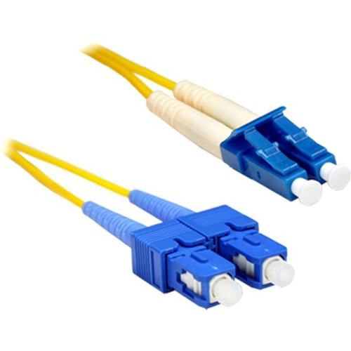 ENET CABCP-LCSC-2MENC 2M LC/SC Duplex Single-mode 9/125 OS1 or Better Yellow Fiber Patch Cable 2 meter LC-SC Individually Tested