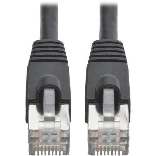 Tripp Lite N262-014-BK Cat6a 10G Snagless Shielded STP Ethernet Cable (RJ45 M/M) PoE Black 14 ft. (4.27 m)