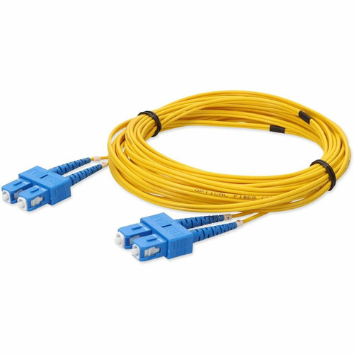 AddOn ADD-SC-SC-2M9SMFP 2m SC (Male) to SC (Male) Straight Yellow OS2 Duplex Plenum Fiber Patch Cable