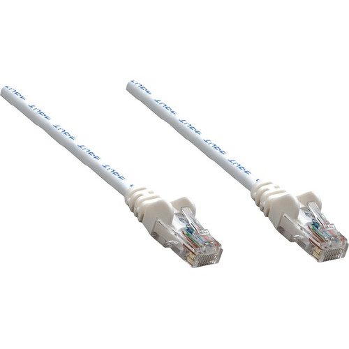 Intellinet 320733 Network Solutions Cat5e UTP Network Patch Cable, 100 ft (30 m), White