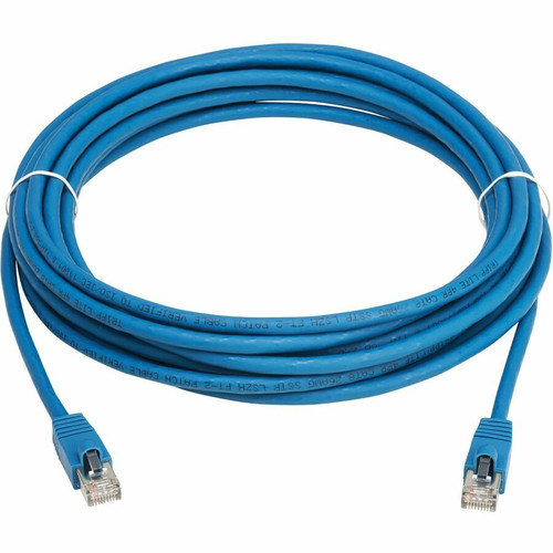 Tripp Lite N272L-F10M-BL Cat8 40G Snagless SSTP Ethernet Cable (RJ45 M/M), PoE, LSZH, Blue, 10 m (32.8 ft.)