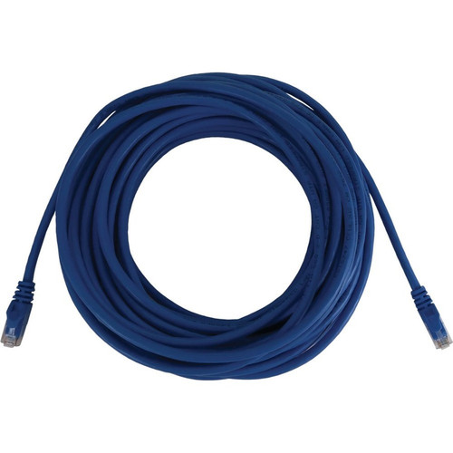 Tripp Lite N261-100-BL Cat6a 10G Snagless Molded UTP Ethernet Cable (RJ45 M/M), PoE, Blue, 100 ft. (30.5 m)