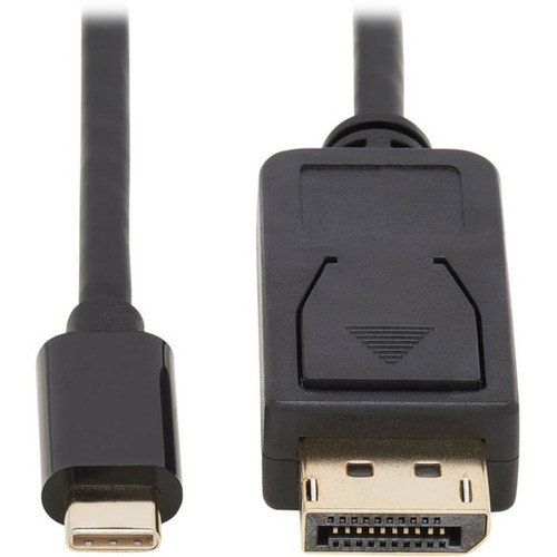 Tripp Lite U444-003-DP-BD USB-C to DisplayPort Bi-Directional Active Adapter Cable (M/M) 4K 60 Hz HDR Locking DP Connector 3 ft. (0.9 m)