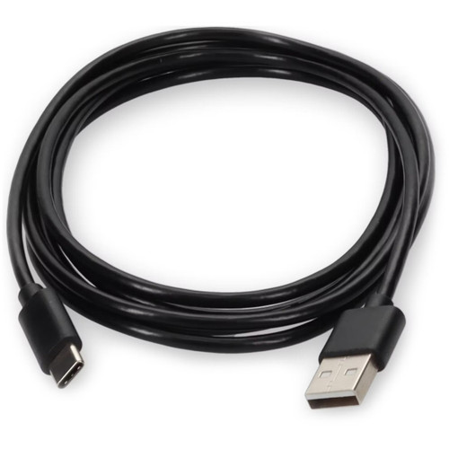 AddOn USBEXTAC2M 6ft (2m) USB-A 2.0 Male to USB-C 2.0 Male Black Extension Cable