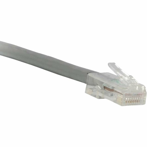 ENET C6-GY-NB-4-ENC Cat6 Gray 4 Foot Non-Booted (No Boot) (UTP) High-Quality Network Patch Cable RJ45 to RJ45 - 4Ft