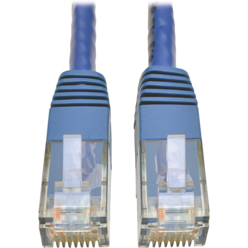 Tripp Lite N200-010-BL Cat6 Gigabit Molded (UTP) Ethernet Cable (RJ45 M/M) PoE Blue 10 ft. (3.05 m)