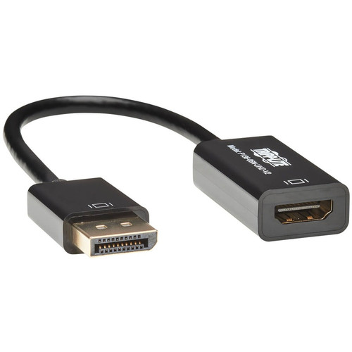 Tripp Lite P136-06N-UHD-V2 DisplayPort to HDMI 4K Active Adapter Video Converter DP Ver 1.2 HDCP 4K 30Hz (M/F) 6-in. (15.24 cm)