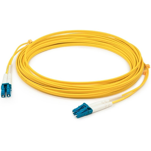 AddOn ADD-LC-LC-125M9SMF 125m LC (Male) to LC (Male) Yellow OS2 Duplex Fiber OFNR (Riser-Rated) Patch Cable