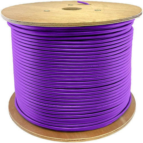 AddOn ADD-CAT6BULK1K-PEP 1000ft Non-Terminated Purple Cat6 UTP PVC Copper Patch Cable