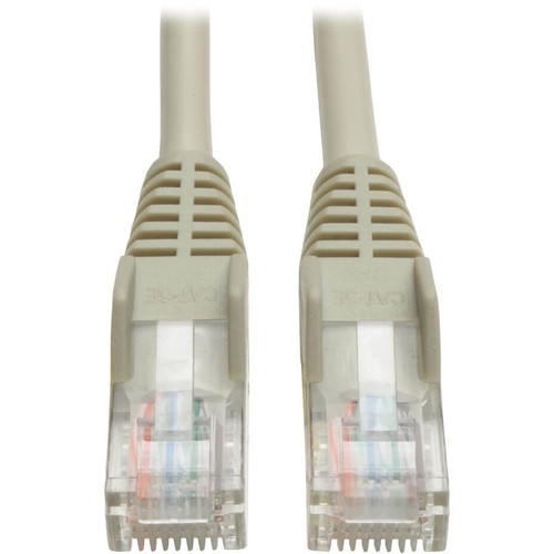 Tripp Lite N001-007-GY Cat5e 350 MHz Snagless Molded (UTP) Ethernet Cable (RJ45 M/M) PoE Gray 7 ft. (2.13 m)