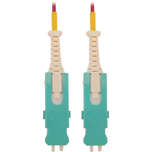 Tripp Lite N823S-02M-MG 400G Multimode 50/125 OM4 Fiber Optic Cable (Duplex SN-PC M/M) LSZH Magenta 2 m (6.6 ft.)