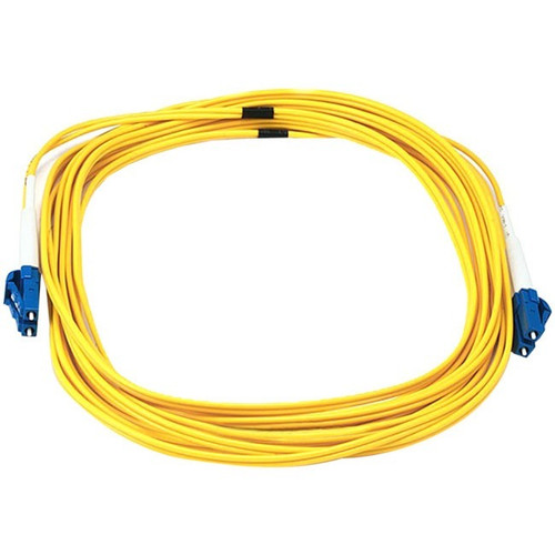 Monoprice 3651 Fiber Optic Cable, LC/LC, Single Mode, Duplex - 5 meter (9/125 Type) - Yellow