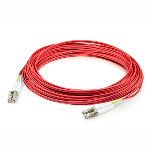 AddOn ADD-LC-LC-10M5OM2P-RD 10m LC (Male) to LC (Male) Red OM2 Duplex Plenum-Rated Fiber Patch Cable