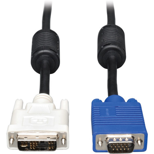 Tripp Lite P556-003 DVI to VGA High-Resolution Adapter Cable with RGB Coaxial (DVI-A to HD15 M/M) 3 ft. (0.9 m)