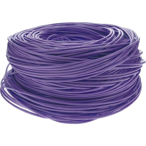 AddOn ADD-CAT61KS-PE 1000ft Non-Terminated Purple Cat6 STP PVC Copper Patch Cable