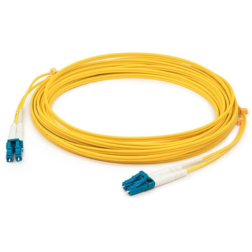 AddOn ADD-LCLC-10M6MMP-YW 10m LC (Male) to LC (Male) Yellow OM1 Duplex Plenum-Rated Fiber Patch Cable