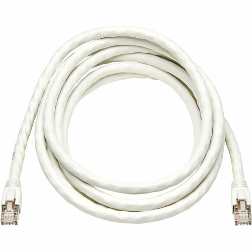 Tripp Lite N272-F15-WH Cat8 40G Snagless SSTP Ethernet Cable (RJ45 M/M), PoE, White, 15 ft. (4.6 m)