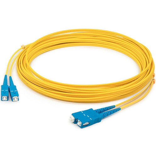 AddOn ADD-SC-SC-5M9SMF 5m SC (Male) to SC (Male) Yellow OS2 Duplex Fiber OFNR (Riser-Rated) Patch Cable