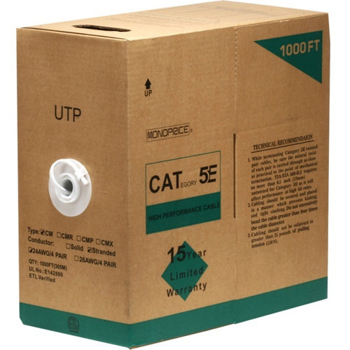 Monoprice 892 Cat. 5e UTP Network Cable