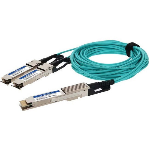 AddOn AOC-Q28DD-2Q28-100G-10M-AO Fiber Optic Network Cable