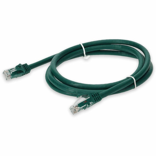AddOn ADD-1FCAT6A-GN 1ft RJ-45 (Male) to RJ-45 (Male) Straight Green Cat6A UTP PVC Copper Patch Cable