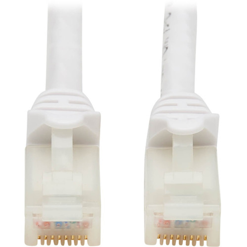 Tripp Lite N261AB-003-WH Safe-IT Cat6a 10G Snagless Antibacterial UTP Ethernet Cable (RJ45 M/M) PoE White 3 ft. (0.91 m)