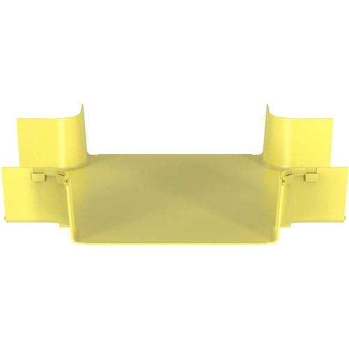 Panduit FRFWC12X4LYL FiberRunner 4-Way Cross Fitting - 12x4 - Yellow
