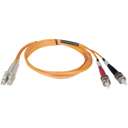 Tripp Lite N318-08M 8M Duplex Multimode 62.5/125 Fiber Optic Patch Cable LC/ST 26' 26ft 8 Meter