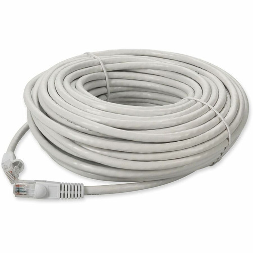 AddOn ADD-200FCAT6A-WE 200ft RJ-45 (Male) to RJ-45 (Male) White Cat6A UTP PVC Copper Patch Cable