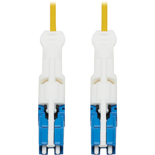 Tripp Lite N381C-10M 400G Duplex Singlemode 9/125 OS2 Fiber Optic Cable (CS-UPC/CS-UPC) Round LSZH Jacket Yellow 10 m