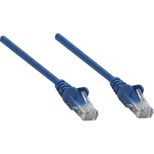 Intellinet 320634 Network Solutions Cat5e UTP Network Patch Cable, 100 ft (30 m), Blue