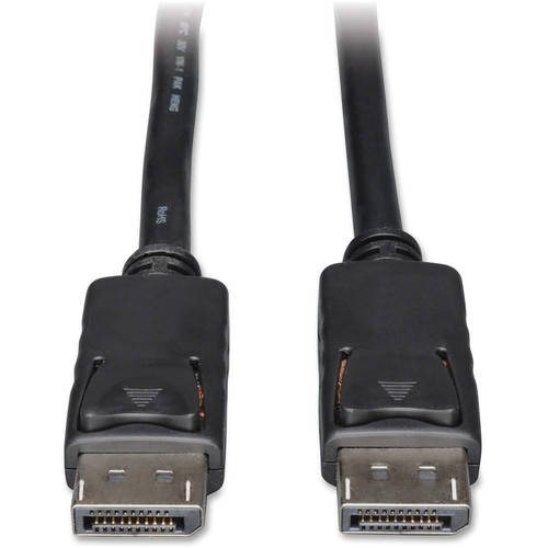 Tripp Lite P580-006 DisplayPort Cable with Latching Connectors 4K 60 Hz (M/M) Black 6 ft. (1.83 m)