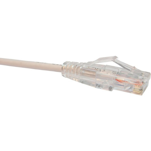 UNC CS6-05F-WHT Clearfit Slim Cat6 Patch Cable, Snagless, White, 5ft