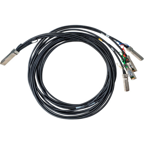 Mellanox MCP7H70-V02AR26 200GbE to 4x50GbE (QSFP56 to 4xSFP56) Direct Attach Copper Splitter Cable