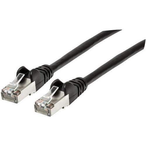 Manhattan 741552 Cat6a S/FTP Patch Cable, 14 ft., Black