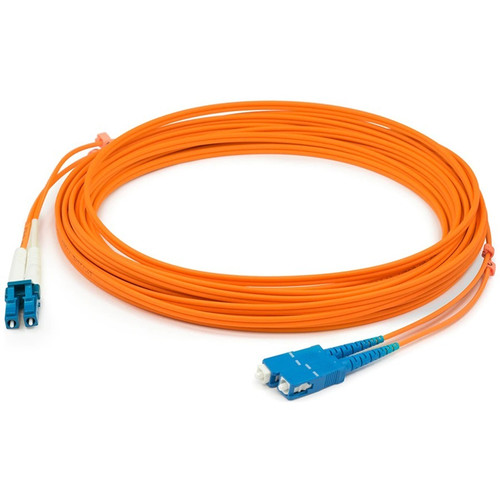 AddOn ADD-SC-LC-15M5OM2 Fiber Optic Duplex Patch Network Cable