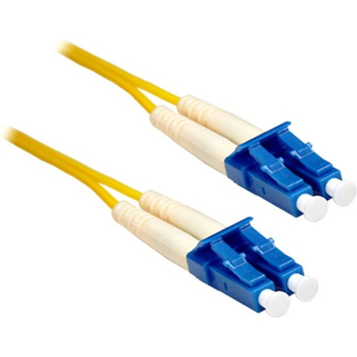 ENET LC2-SM-20M-ENC 20M LC/LC Duplex Single-mode 9/125 OS1 or Better Yellow Fiber Patch Cable 20 meter LC-LC Individually Tested