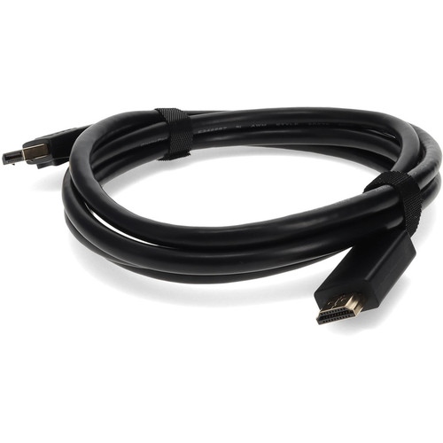 AddOn DISPORT2HDMIMM3F 3ft DisplayPort Male to HDMI Male Black Cable Which Requires DP++ For Resolution Up to 2560x1600 (WQXGA)