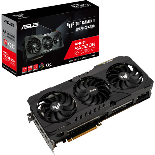 ASUS TUF-RX6700XT-O12G-GAMINGTUF  Radeon RX 6700 XT Graphic Card - 12 GB GDDR6