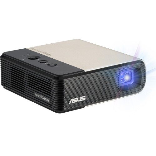 ASUS ZenBeam E2 DLP Projector - 16:9 - Ceiling Mountable - Portable - Black/Gold