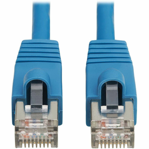 Tripp Lite N272L-F1P5M-BL Cat8 40G Snagless SSTP Ethernet Cable (RJ45 M/M), PoE, LSZH, Blue, 1.5 m (4.9 ft.)