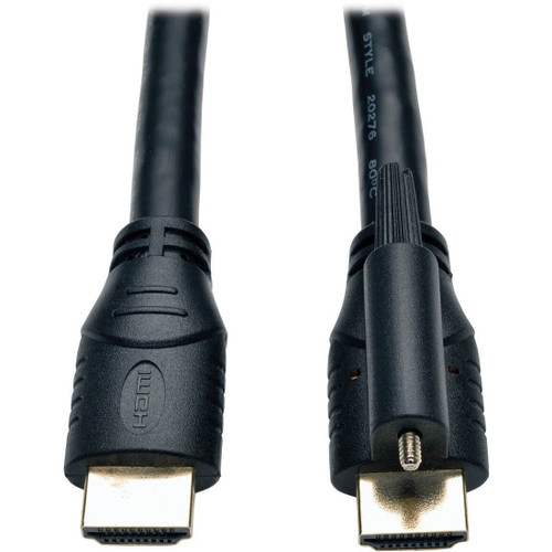 Tripp Lite P569-015-LOCK High Speed HDMI Cable with Ethernet and Locking Connector UHD 4K 24AWG (M/M) 15 ft. (4.57 m)