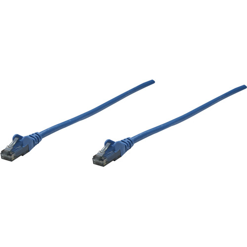 Intellinet 342414 Network Solutions Cat6 UTP Network Patch Cable, 100 ft (30 m), Blue